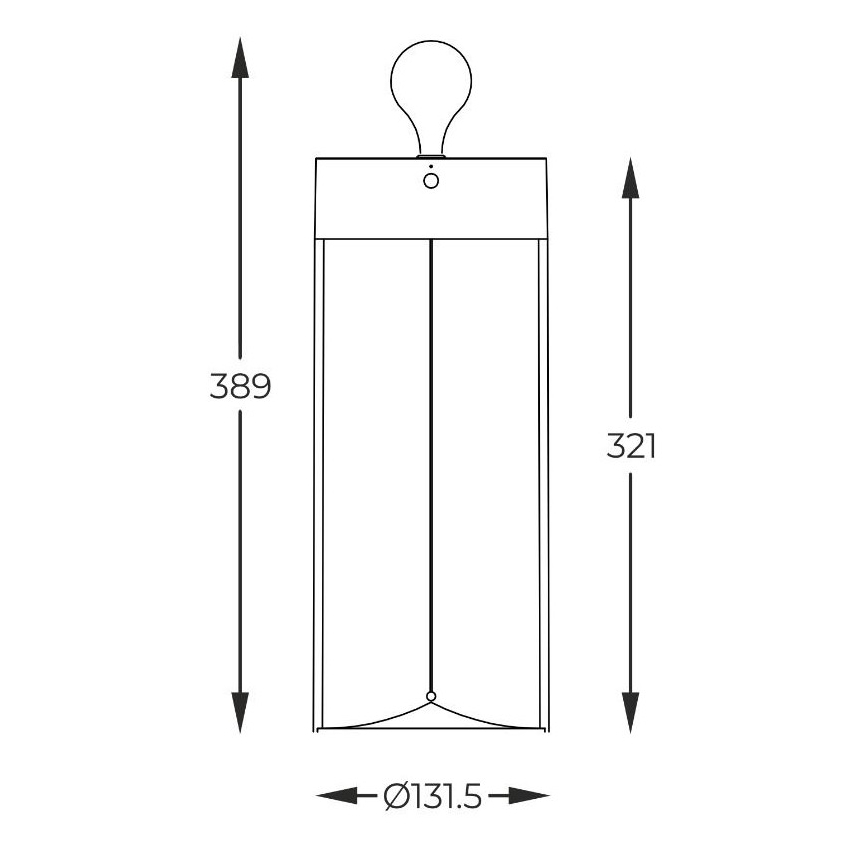 Zuma Line - Candeeiro de mesa LED com regulação LED/1,2W/230V cinzento IP54