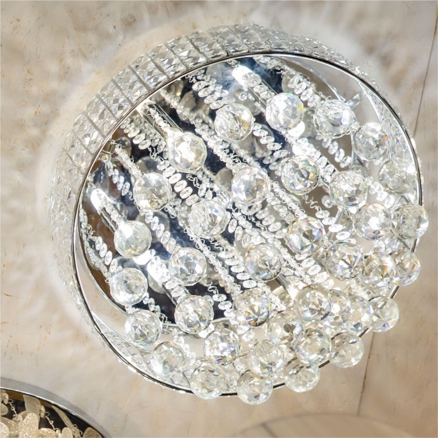 Zuma Line - Iluminação de teto 6xG9/25W/230V diâmetro 40 cm cromado brilhante