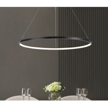 Zuma Line - Candeeiro suspenso LED LED/28W/230V 3000/4000/6000K diâmetro 60 cm preto