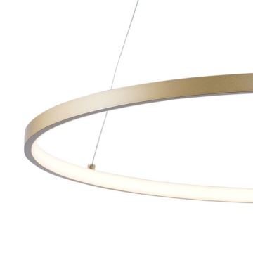 Zuma Line - Candeeiro suspenso LED LED/28W/230V 3000/4000/6000K diâmetro 60 cm dourado