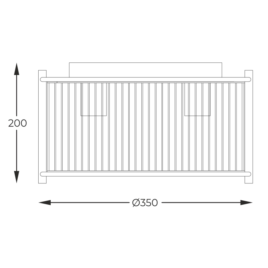 Zuma Line - Iluminação de teto 3xE27/40W/230V prateado