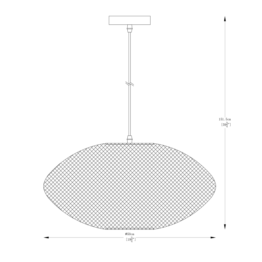 Zuma Line - Candeeiro suspenso 1xE27/40W/230V dourado