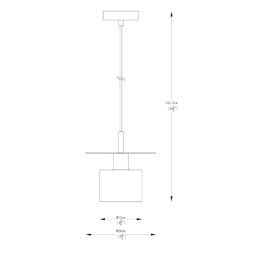 Zuma Line - Candelabro suspenso 1xE27/40W/230V dourada