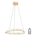 Zuma Line - Candeeiro de cristal LED suspenso com regulação LED/25W/230V 2700-6000K + comando