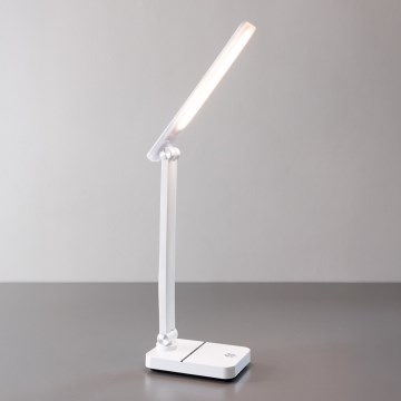 Zuma Line - Candeeiro de mesa LED/8W/1200 mAh 3000/4500/6000K branco