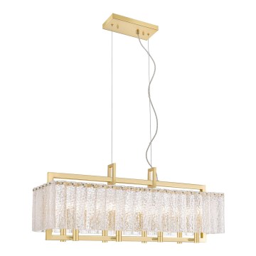 Zuma Line - Candeeiro suspenso 8xG9/42W/230V dourado