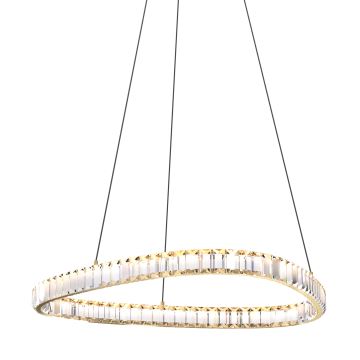 Zuma Line - Candeeiro de cristal LED suspenso com regulação LED/25W/230V 2700-6000K + comando