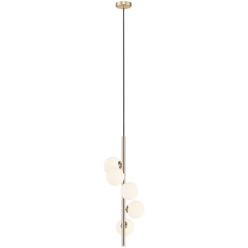 Zuma Line - Candeeiro suspenso 5xG9/4W/230V dourado