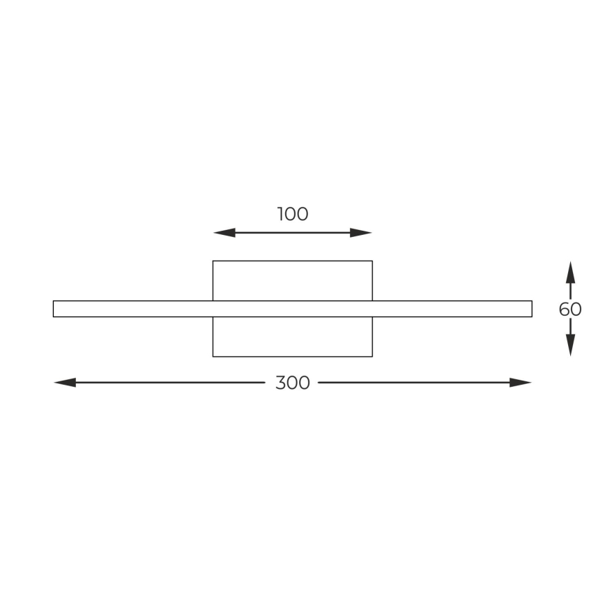 Zuma Line - Iluminação de ilustração LED LED/7W/230V 30 cm dourado