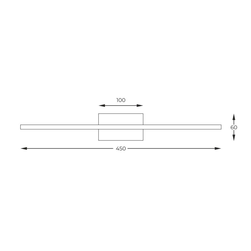 Zuma Line - Iluminação para quadros LED LED/10W/230V 45 cm dourado